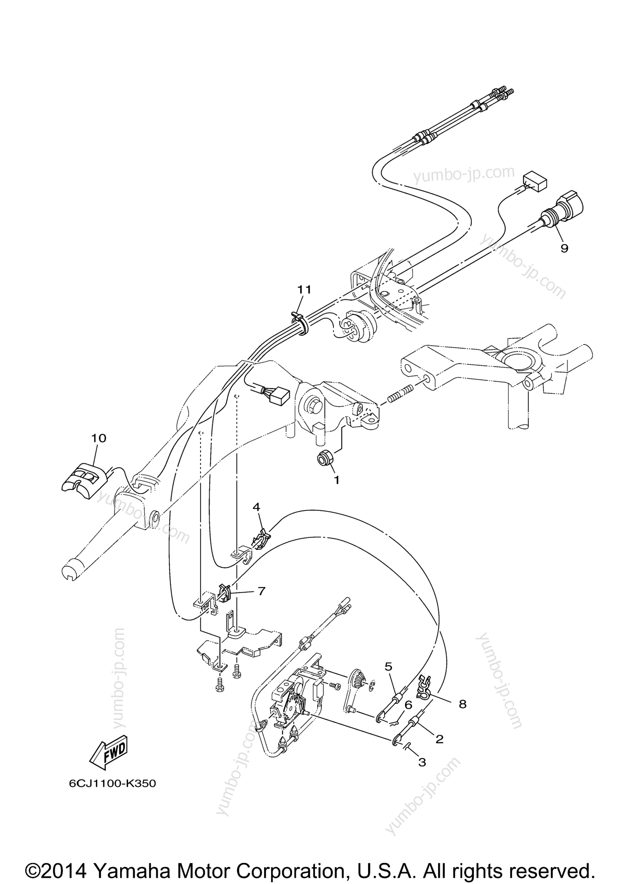 Optional Parts 3 для лодочных моторов YAMAHA F70LA (0310) 2006 г.