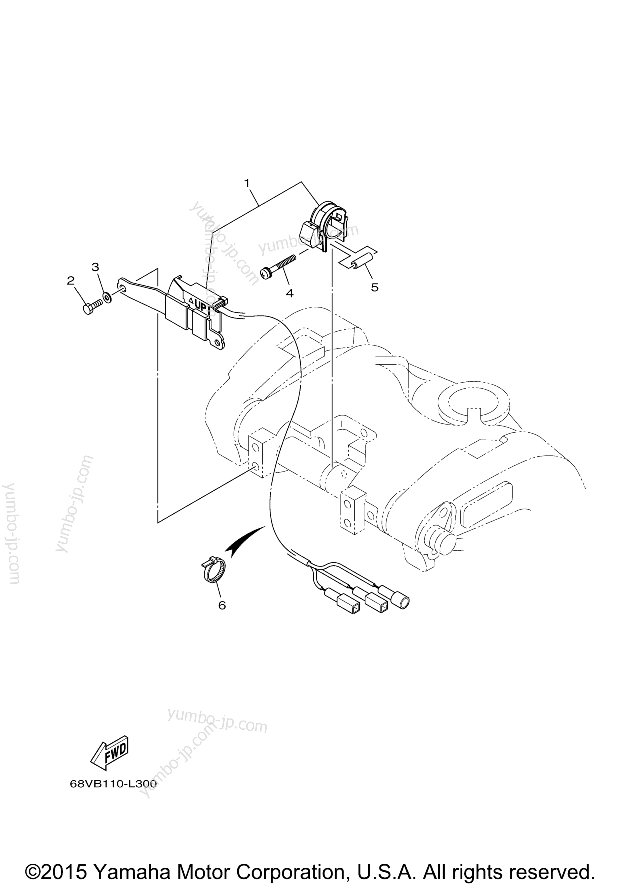 Optional Parts 2 for outboards YAMAHA F150JB (0115) 2006 year