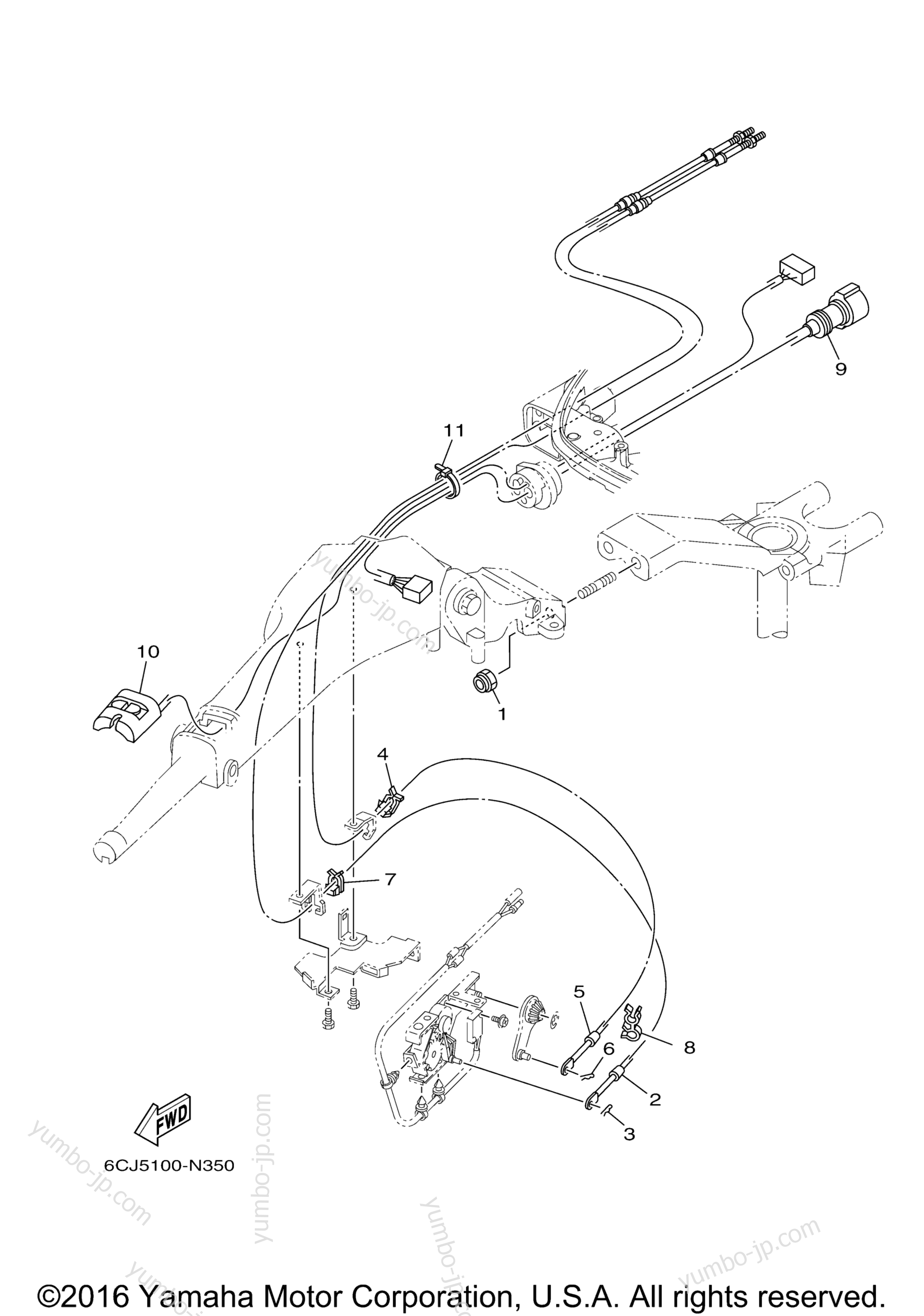 Optional Parts 3 for outboards YAMAHA F70LA (0116) 2006 year