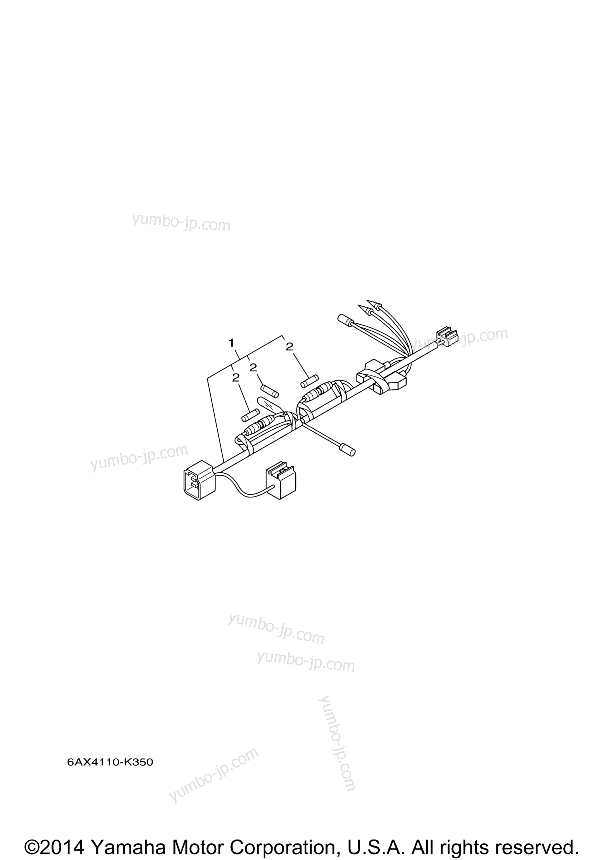 OPTIONAL PARTS for outboards YAMAHA LF225XCA (0210) 2006 year