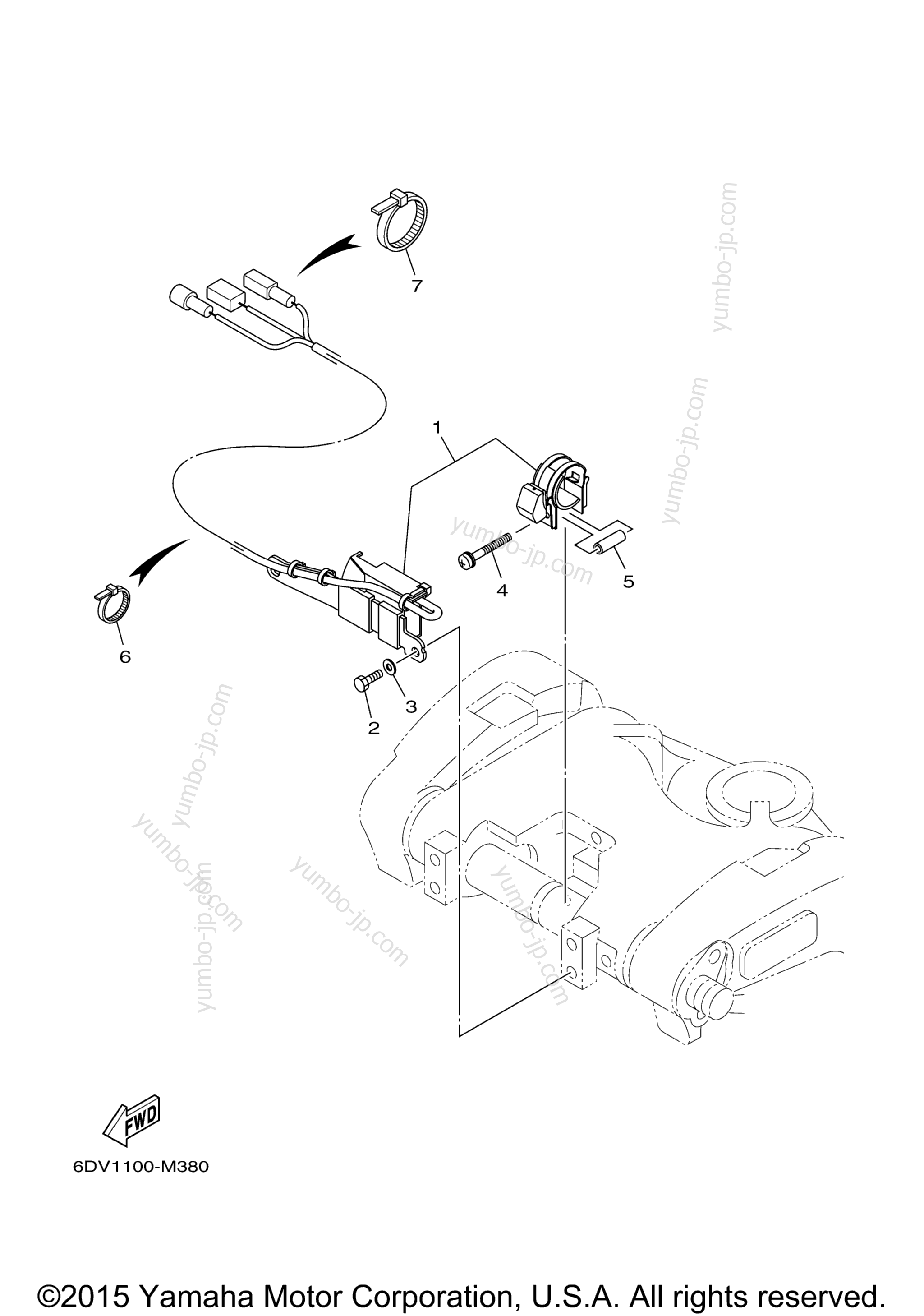 Optional Parts 2 for outboards YAMAHA F200XCA (0115) 2006 year