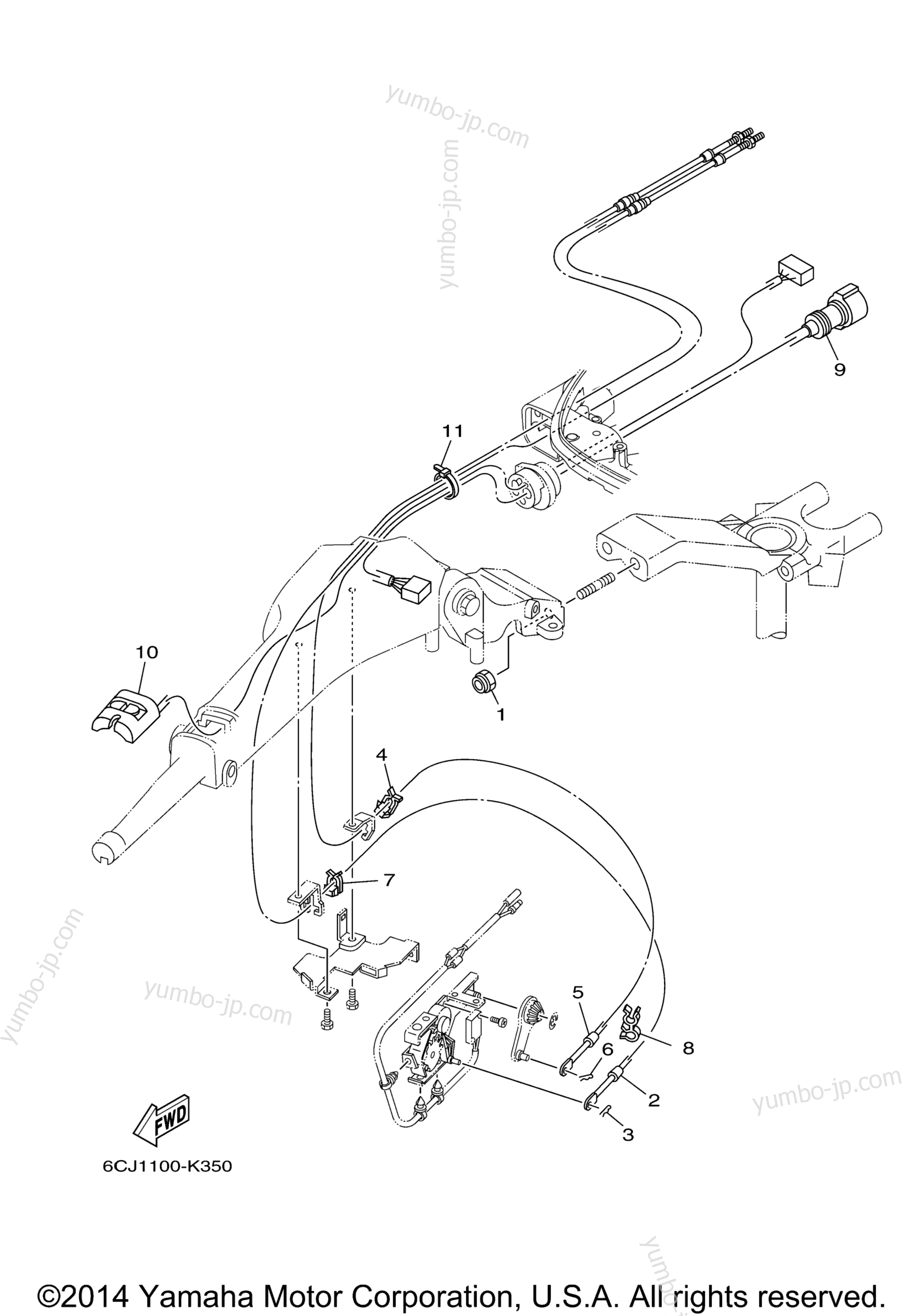 Optional Parts 3 для лодочных моторов YAMAHA F70LA_0411 (0411) 2006 г.