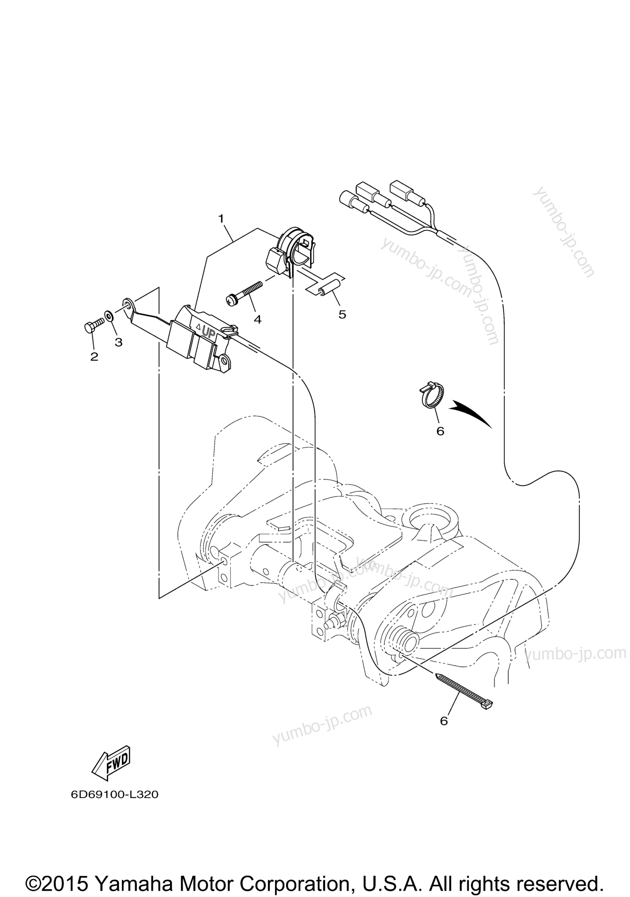 Optional Parts 3 for outboards YAMAHA F90JA_0112 (0112) 2006 year