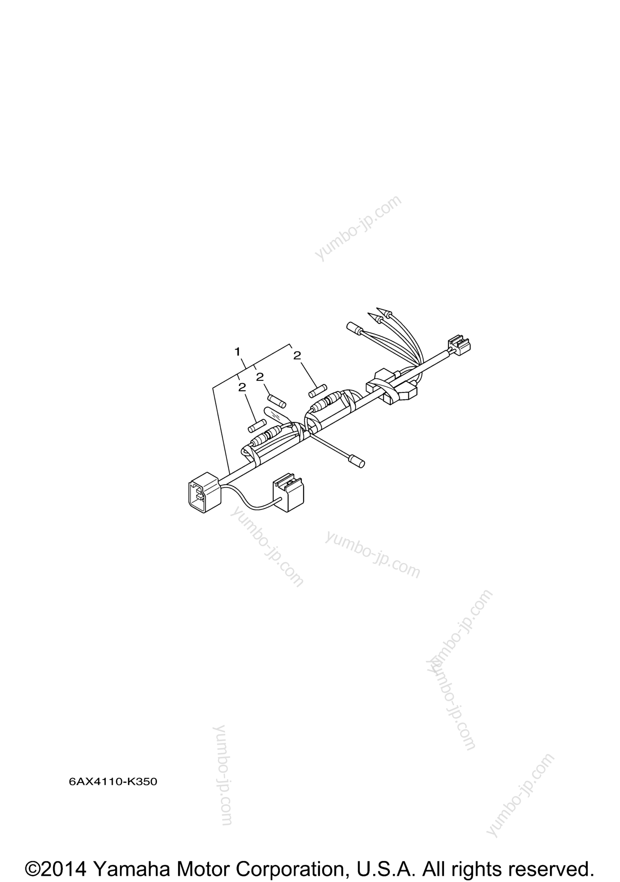 Optional Parts 1 for outboards YAMAHA LF250XCA (0113) 2006 year