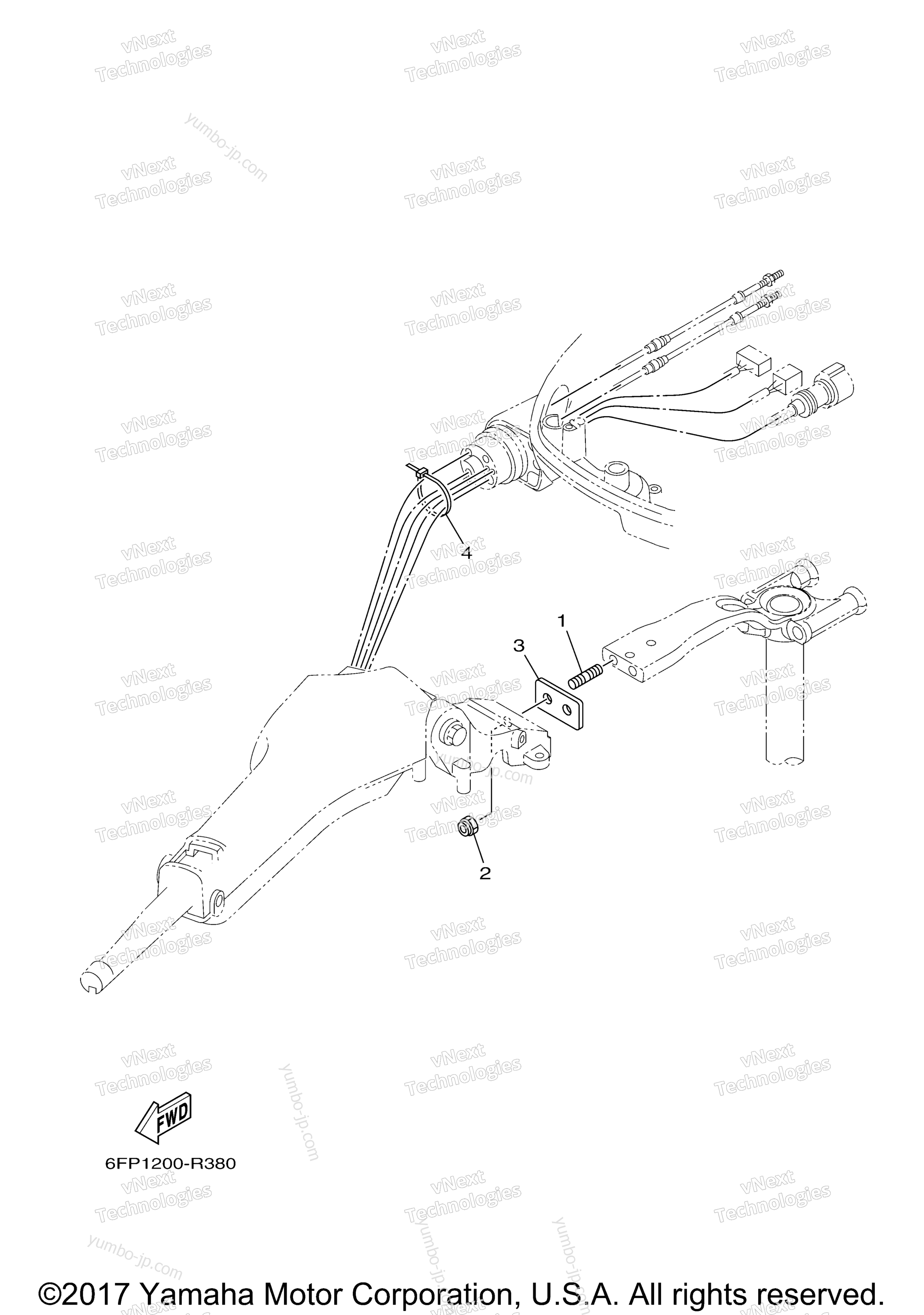 Optional Parts 5 для лодочных моторов YAMAHA F90JB (0117) 2006 г.