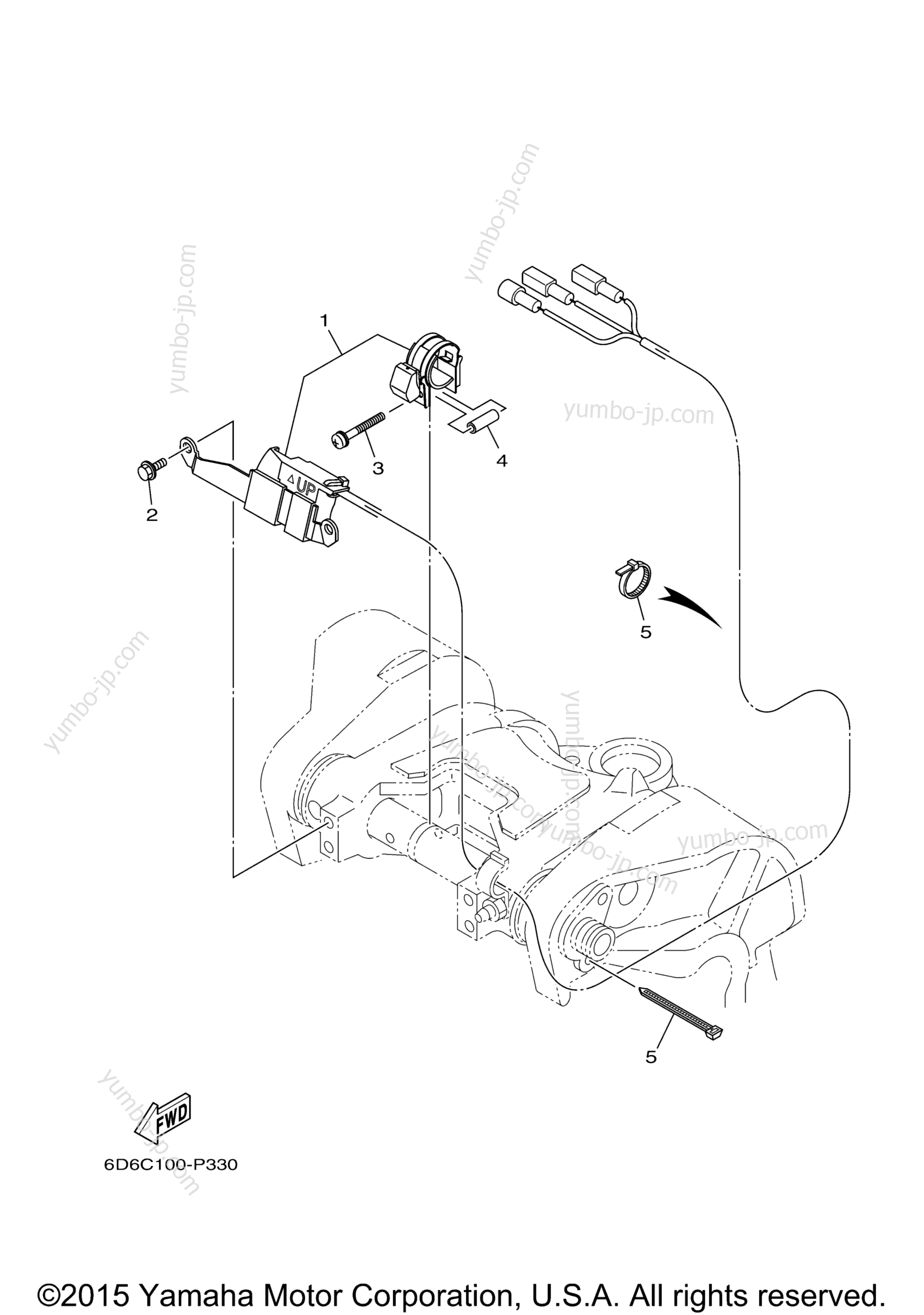 Optional Parts 3 for outboards YAMAHA F90XA (0115) 2006 year