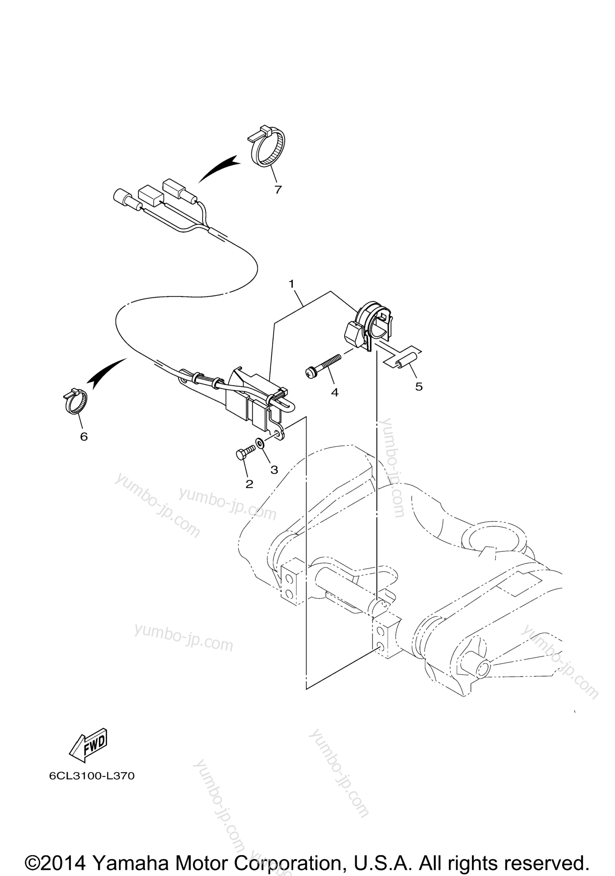Optional Parts 2 for outboards YAMAHA LF250UCA_0 (0112) 2006 year