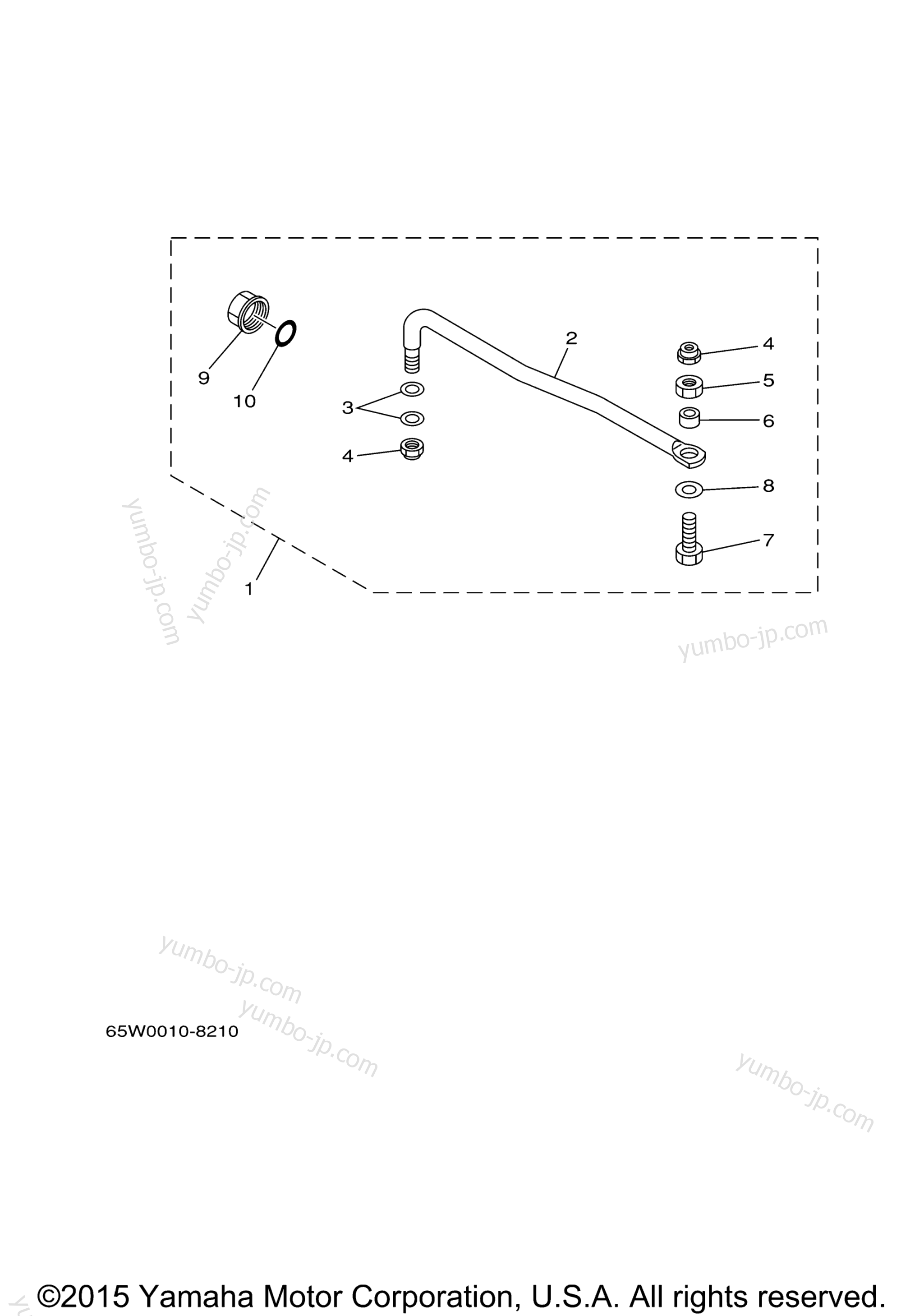 Steering Guide для лодочных моторов YAMAHA T50LB (0113) 2006 г.