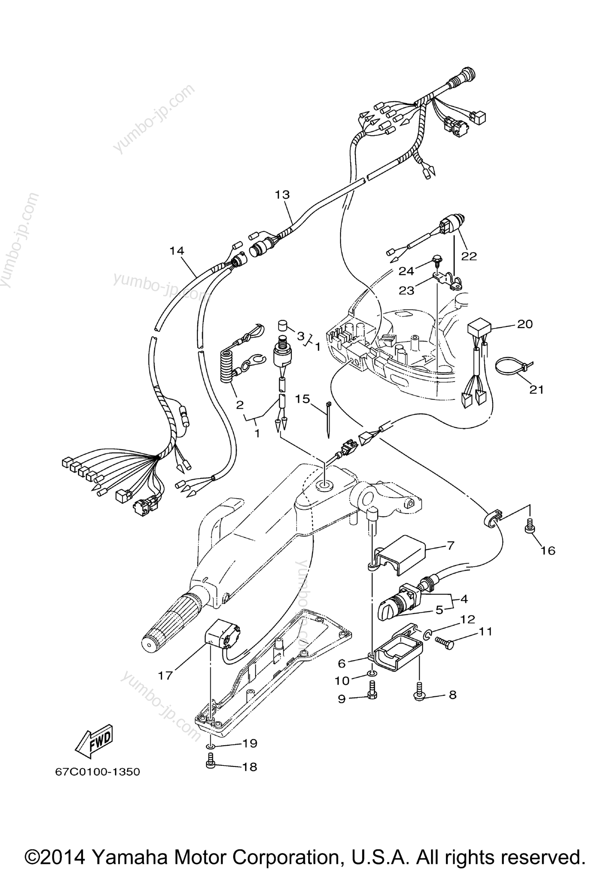 Optional Parts For Tr для лодочных моторов YAMAHA F40ESRZ 2001 г.