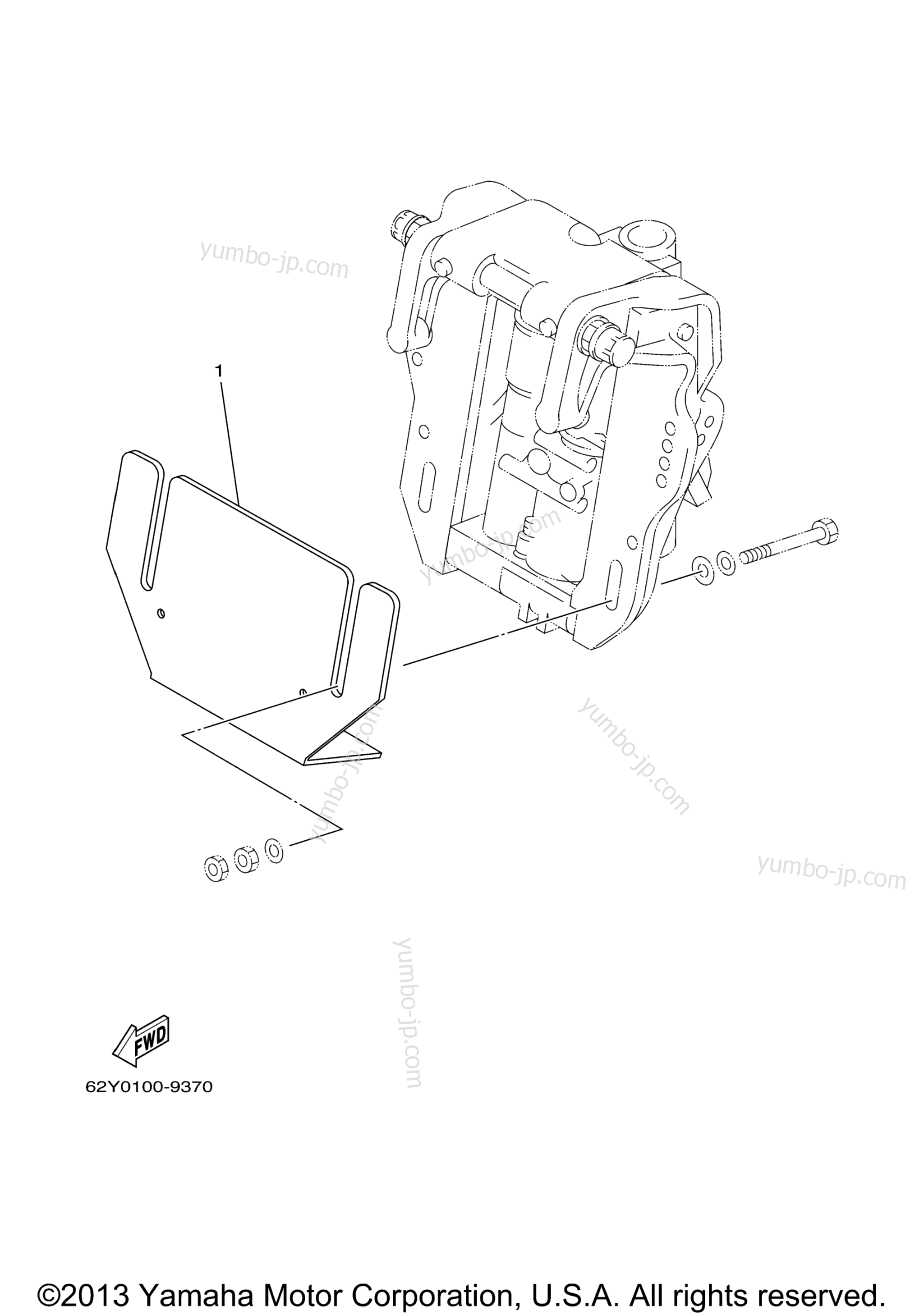 OPTIONAL PARTS for outboards YAMAHA F50TLRC 2004 year