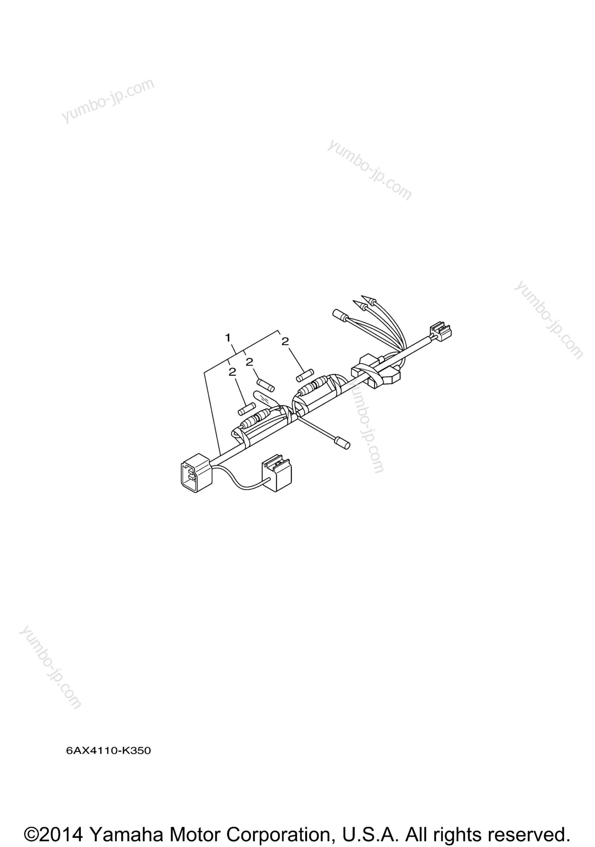 OPTIONAL PARTS for outboards YAMAHA FL300BET1X (0210) 2006 year