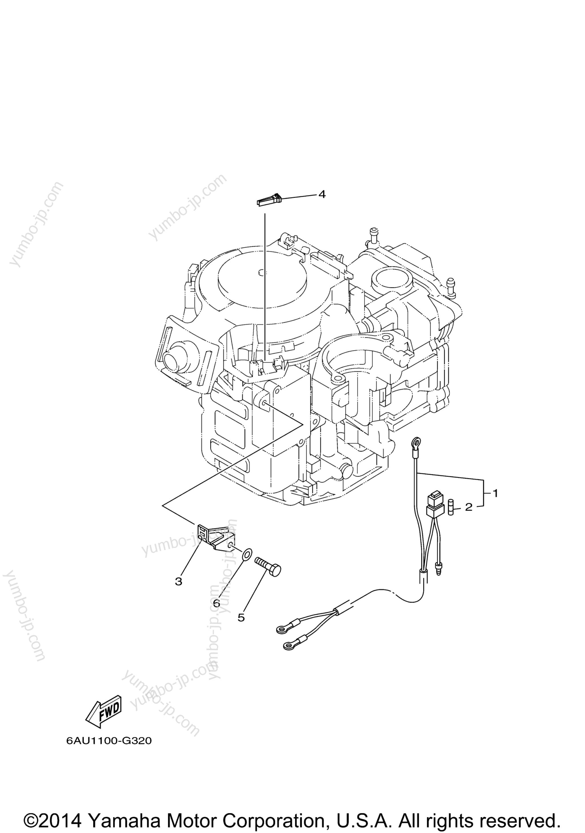 Optional Parts 2 для лодочных моторов YAMAHA F9.9FMSH (0410) 2006 г.