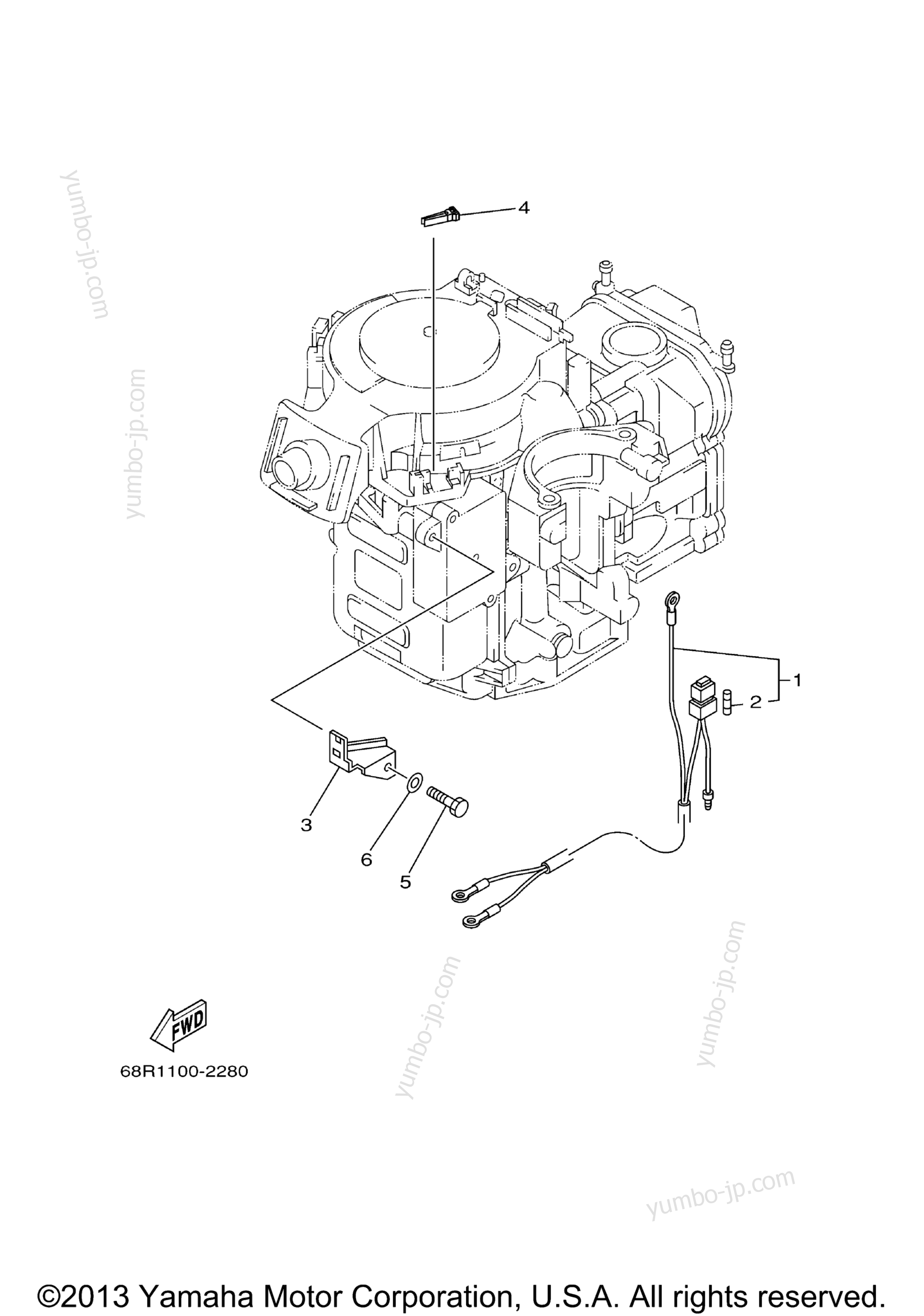 Optional Parts 2 для лодочных моторов YAMAHA F6MSH (0405) _6MLH 60N-1002466~1005230 F8MSH_MLH 60R-1004281~10 2006 г.