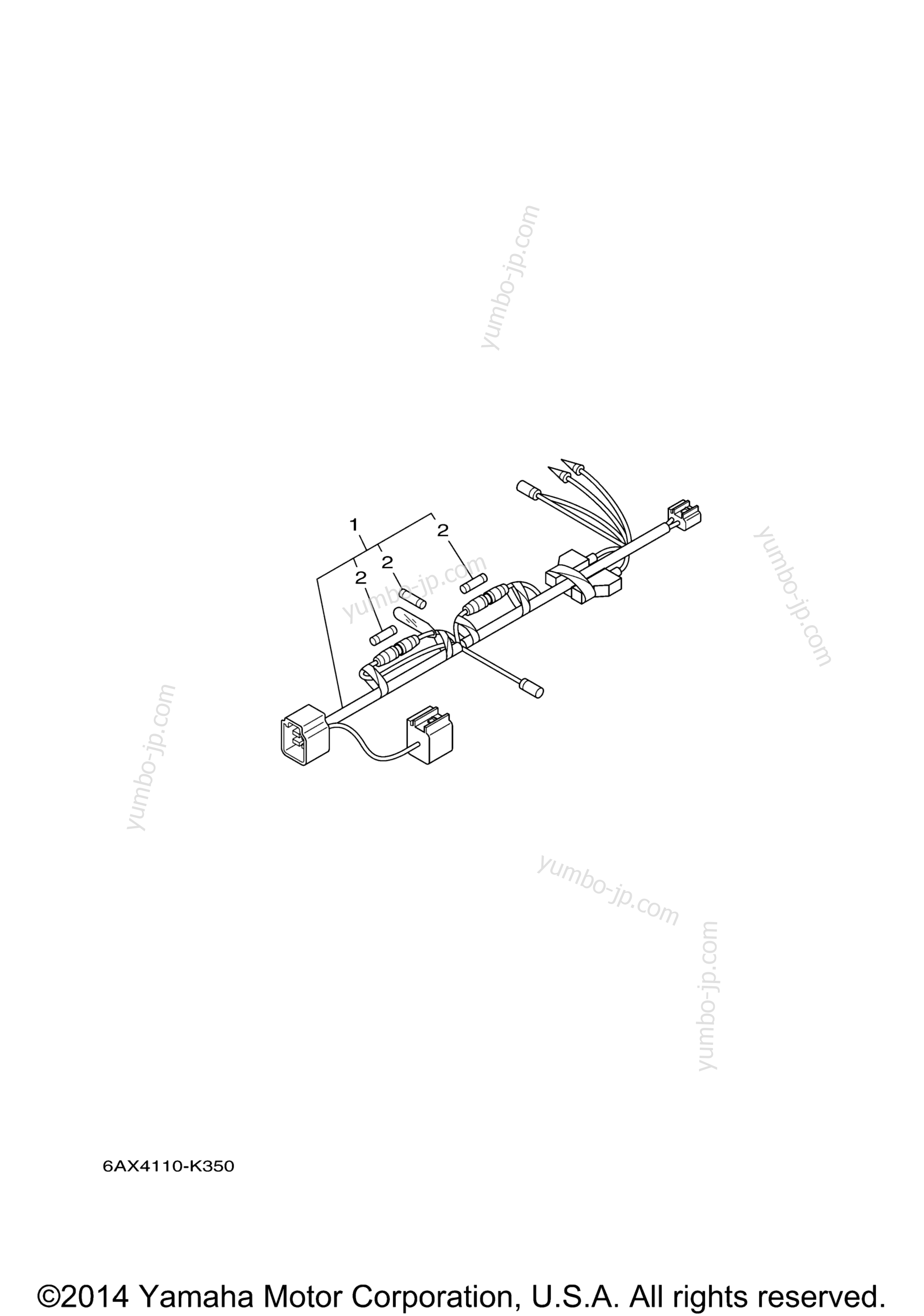 OPTIONAL PARTS for outboards YAMAHA LF250UCA (0210) 2006 year