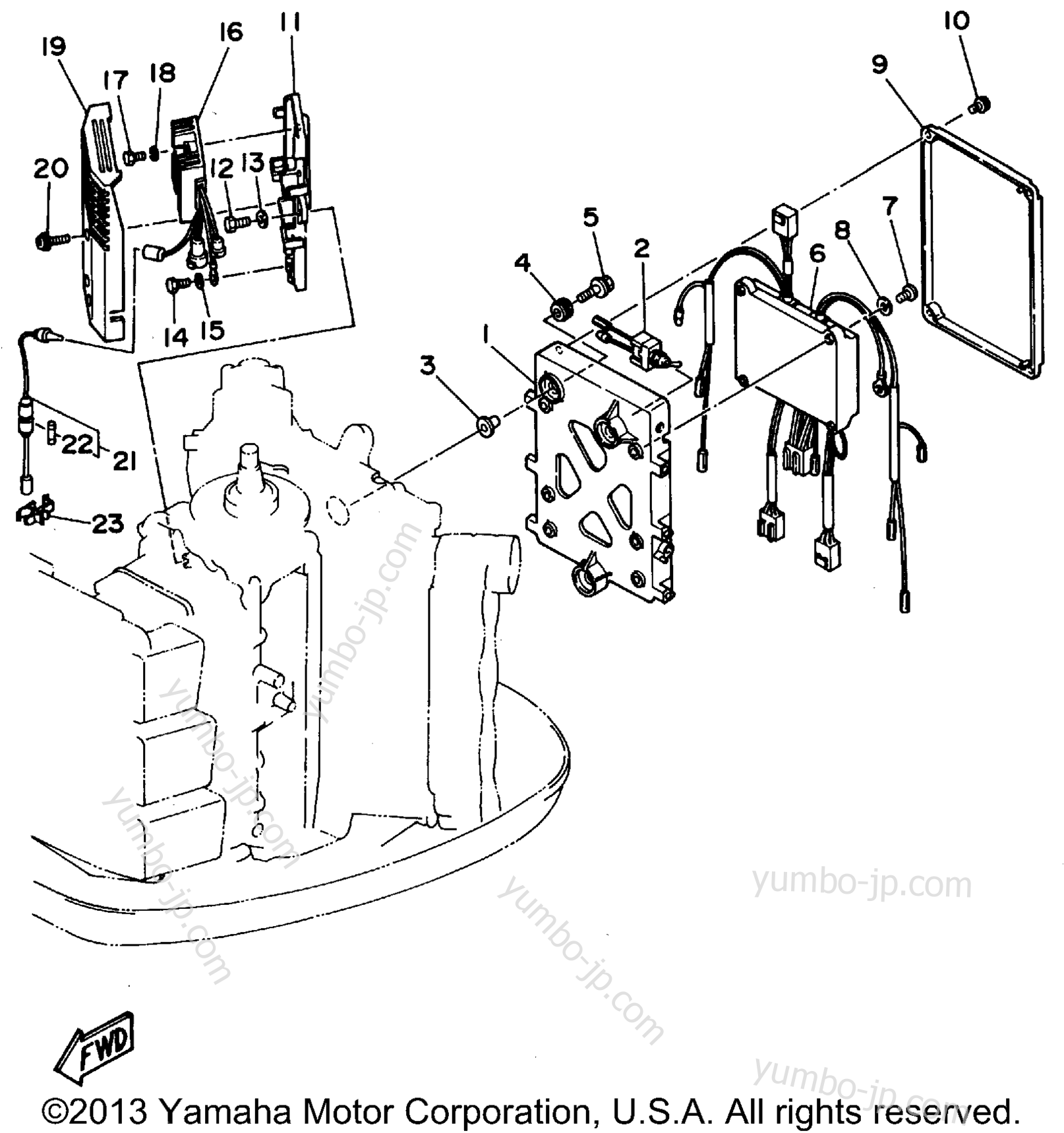 Electrical 1 для лодочных моторов YAMAHA 150TXRS 1994 г.