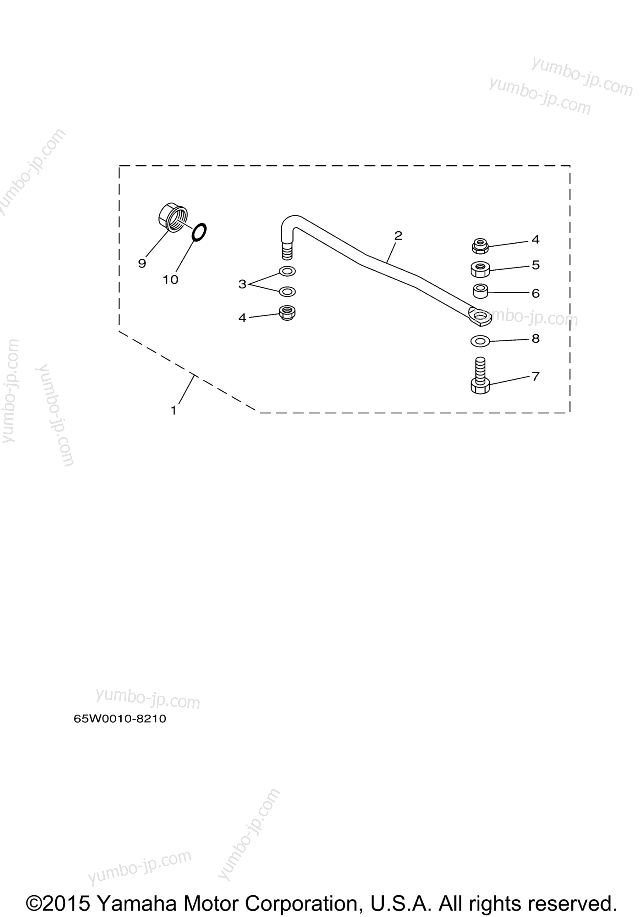 Steering Guide для лодочных моторов YAMAHA T50TLR_041 (0411) 2006 г.