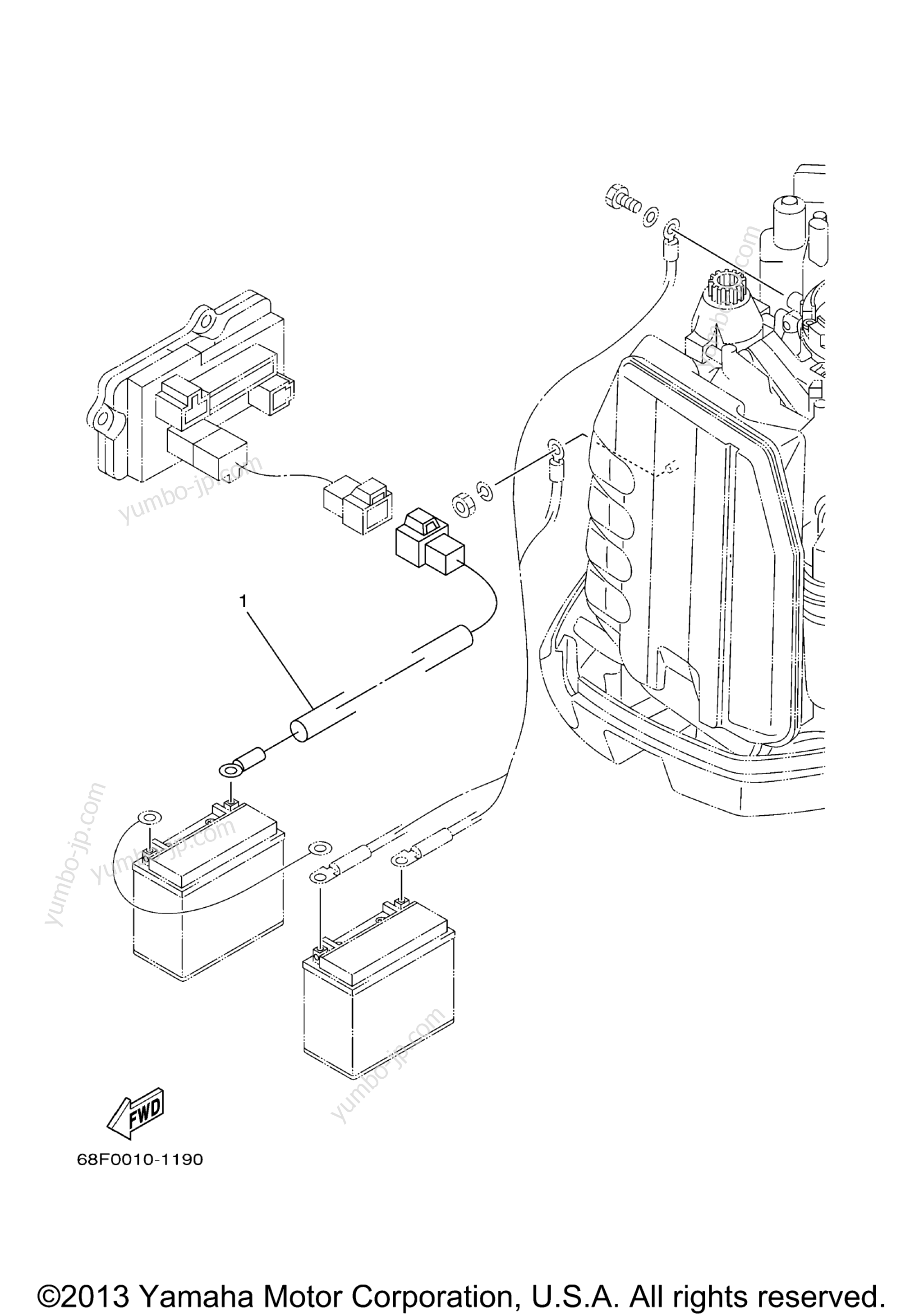 Optional Parts 1 для лодочных моторов YAMAHA Z150TXRZ 2001 г.