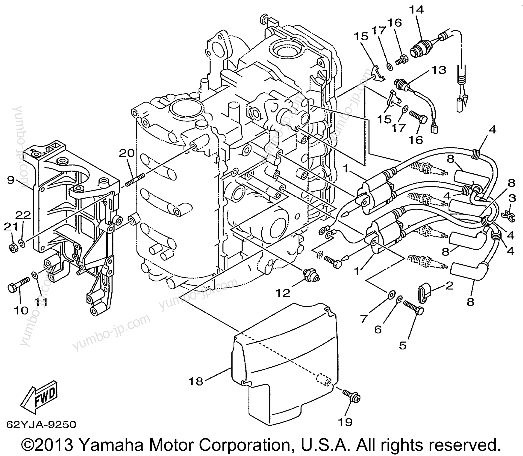 Electrical 1 для лодочных моторов YAMAHA F50TLRX 1999 г.