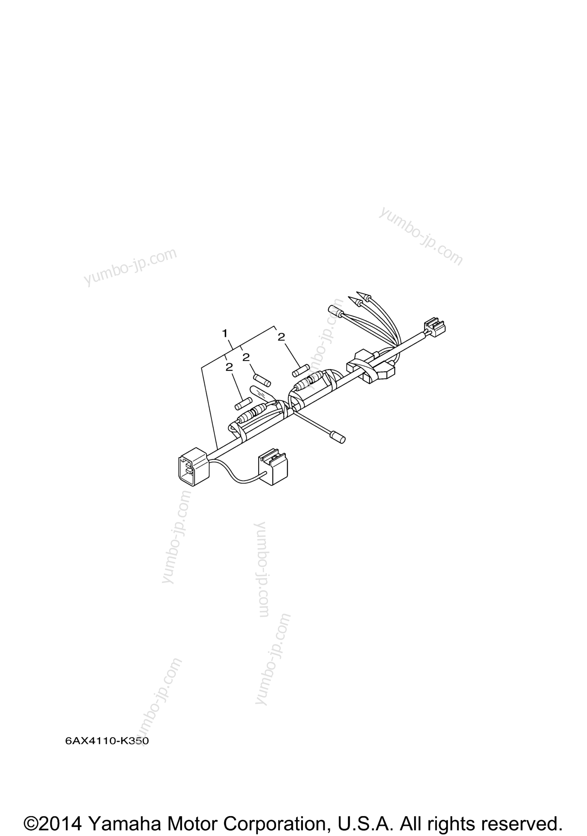 OPTIONAL PARTS for outboards YAMAHA LF350XCB (0113) 2006 year
