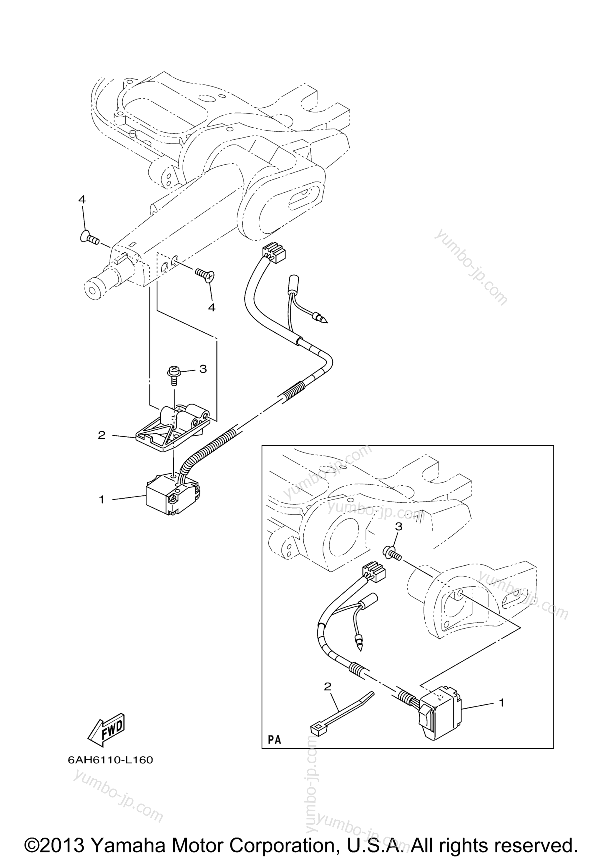 Electrical 5 for outboards YAMAHA F20SEA (0113) 2006 year