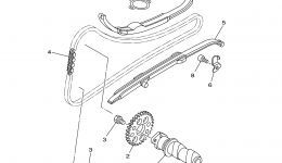Camshaft Chain для скутера YAMAHA MORPHOUS (CP250W)2007 г. 