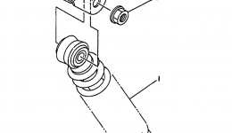 Rear Suspension для скутера YAMAHA JOG (CY50N)2001 г. 
