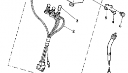 Измерительные приборы для скутера YAMAHA CE50ES1986 г. 