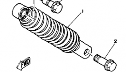 Rear Shocks for скутера YAMAHA RIVA 80 (CV80N)1985 year 
