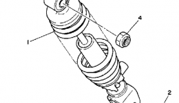 Rear Shocks for скутера YAMAHA ZUMA (CW50TA)1990 year 