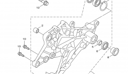 Rear Arm Suspension for скутера YAMAHA SMAX (XC155FL)2015 year 