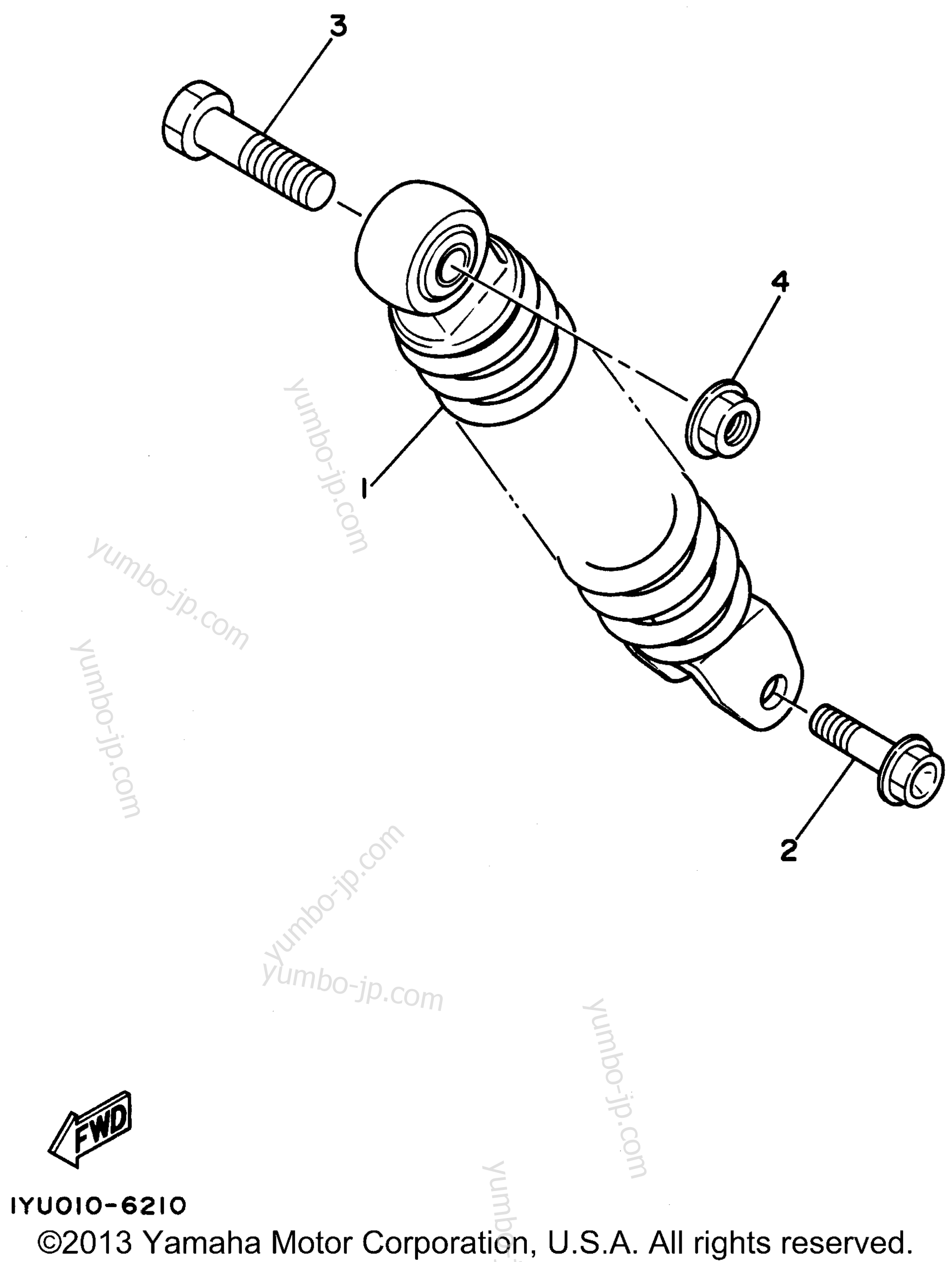 Rear Suspension for scooters YAMAHA RAZZ (SH50K) 1998 year