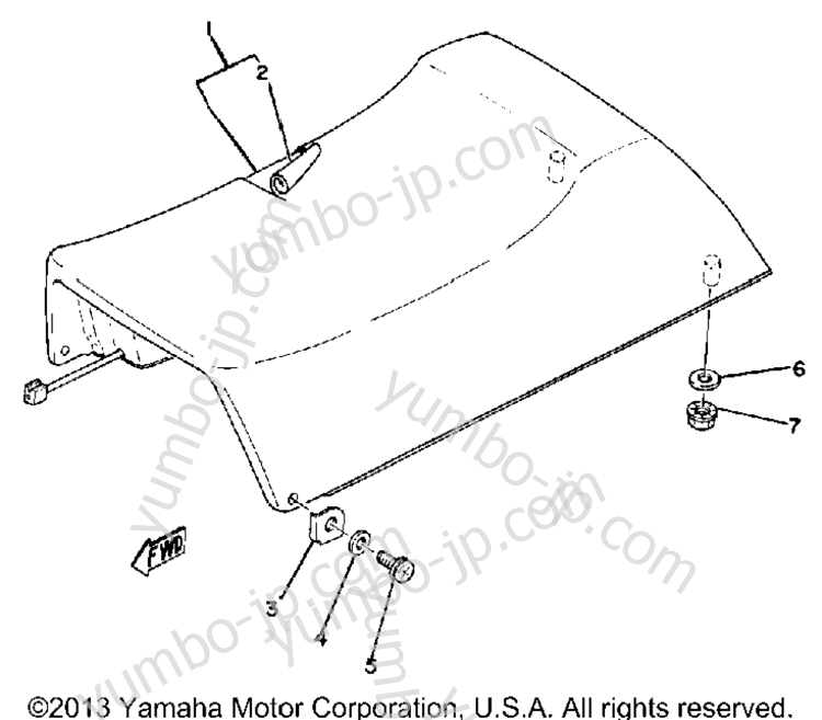 SEAT for snowmobiles YAMAHA ET300E 1981 year