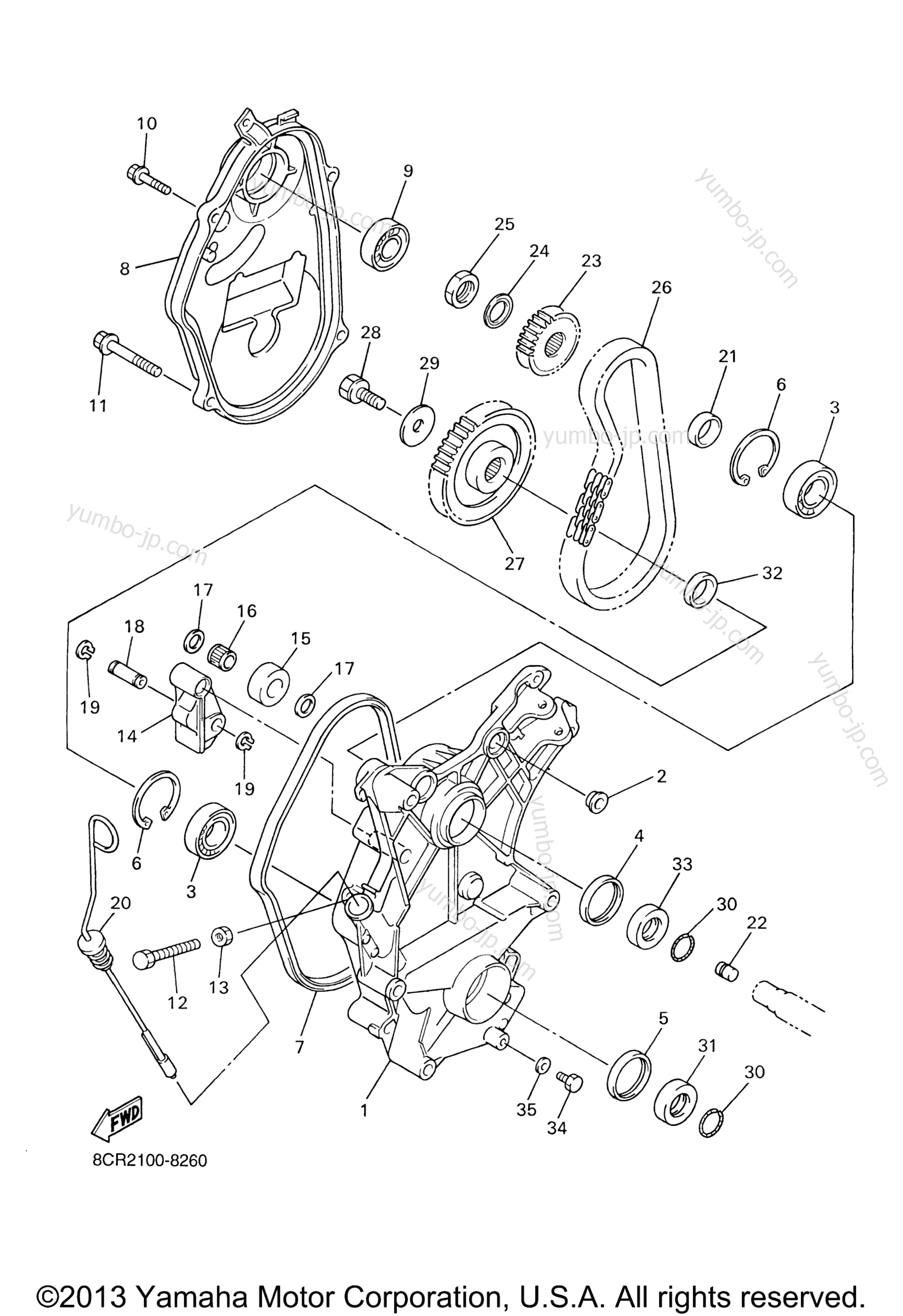 Track Drive 2 для снегоходов YAMAHA SX VIPER MOUNTAIN (SXV70MK) 2005 г.