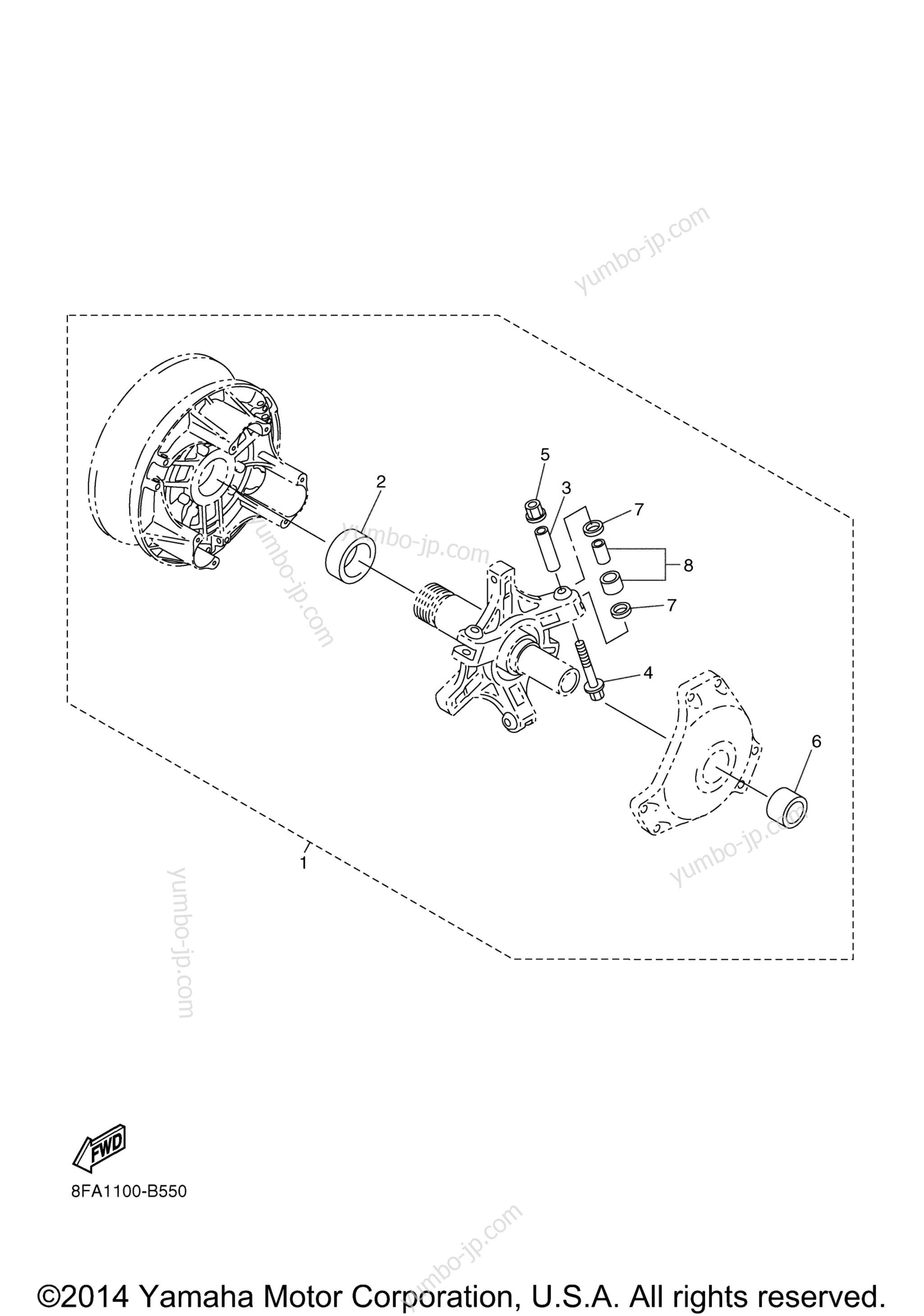 Alternate Clutch Tune Up Kit для снегоходов YAMAHA SRVIPER L TX SE (SR10LSFL) 2015 г.