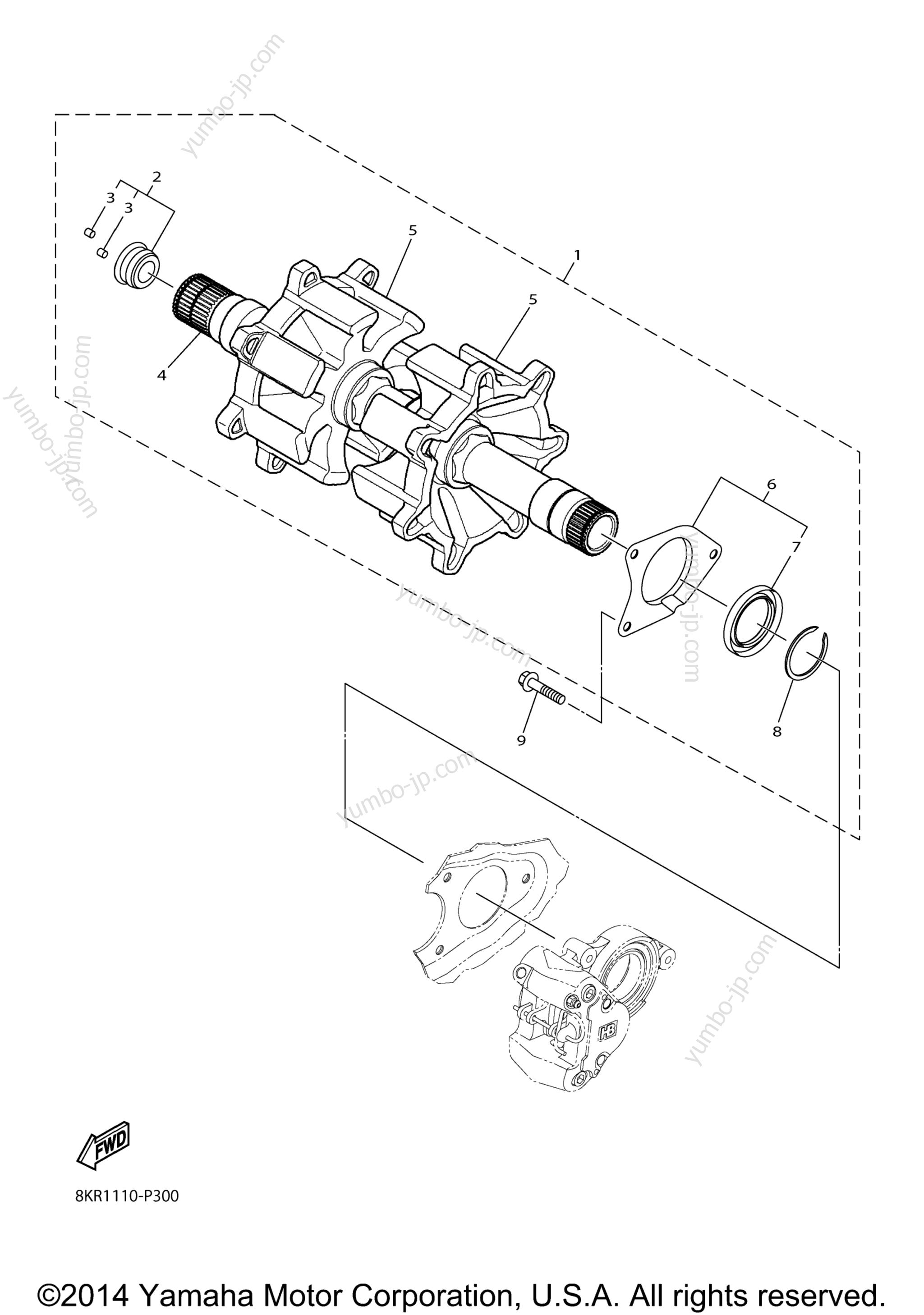 Track Drive 1 для снегоходов YAMAHA SRVIPER X TX LE (SR10XLFO) 2015 г.