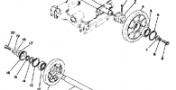 Rear Axle - Wheel Gpx338f - Gpx433f