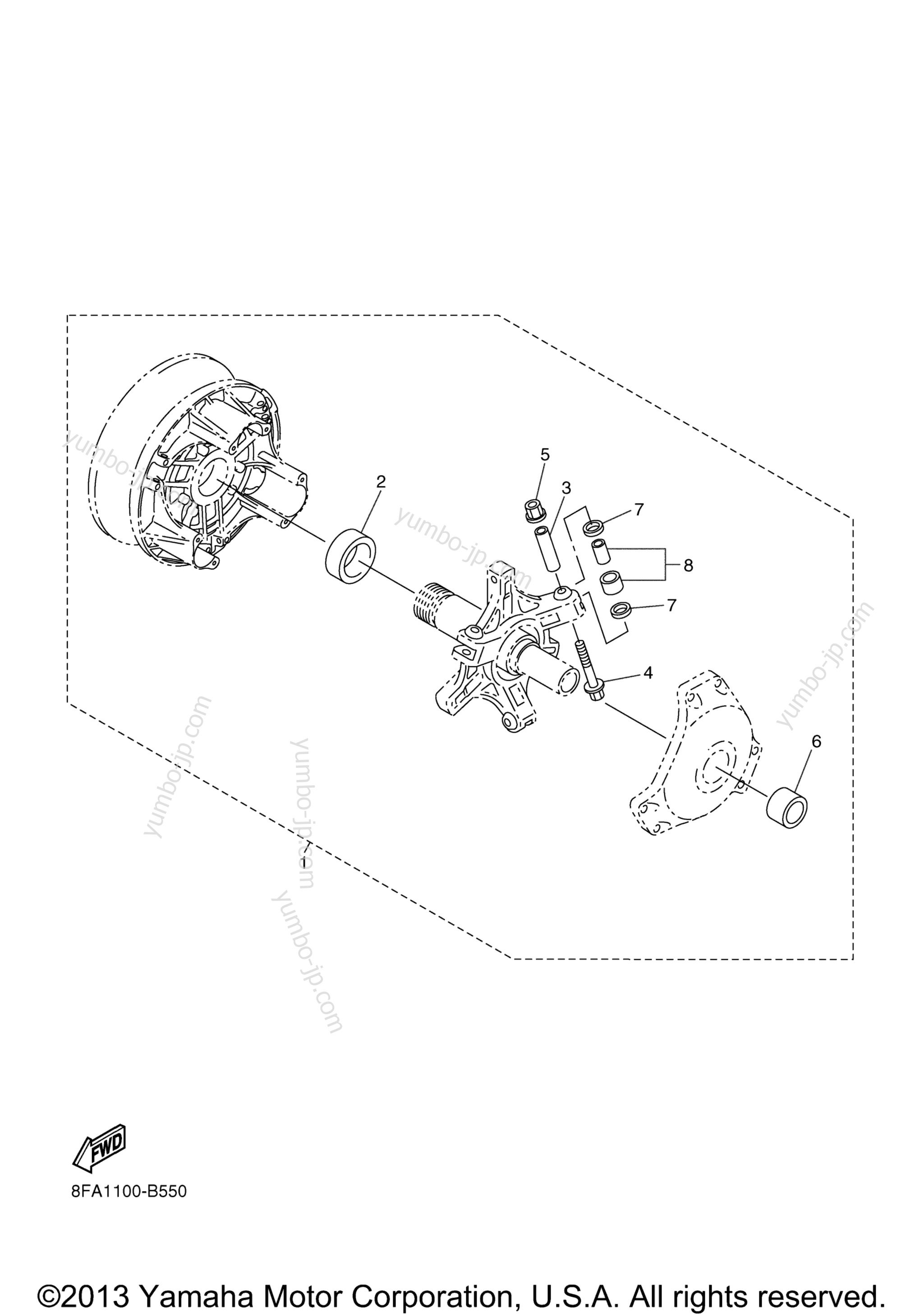 Alternate Clutch Tune Up Kit for snowmobiles YAMAHA RS VENTURE (RST90BS) 2012 year