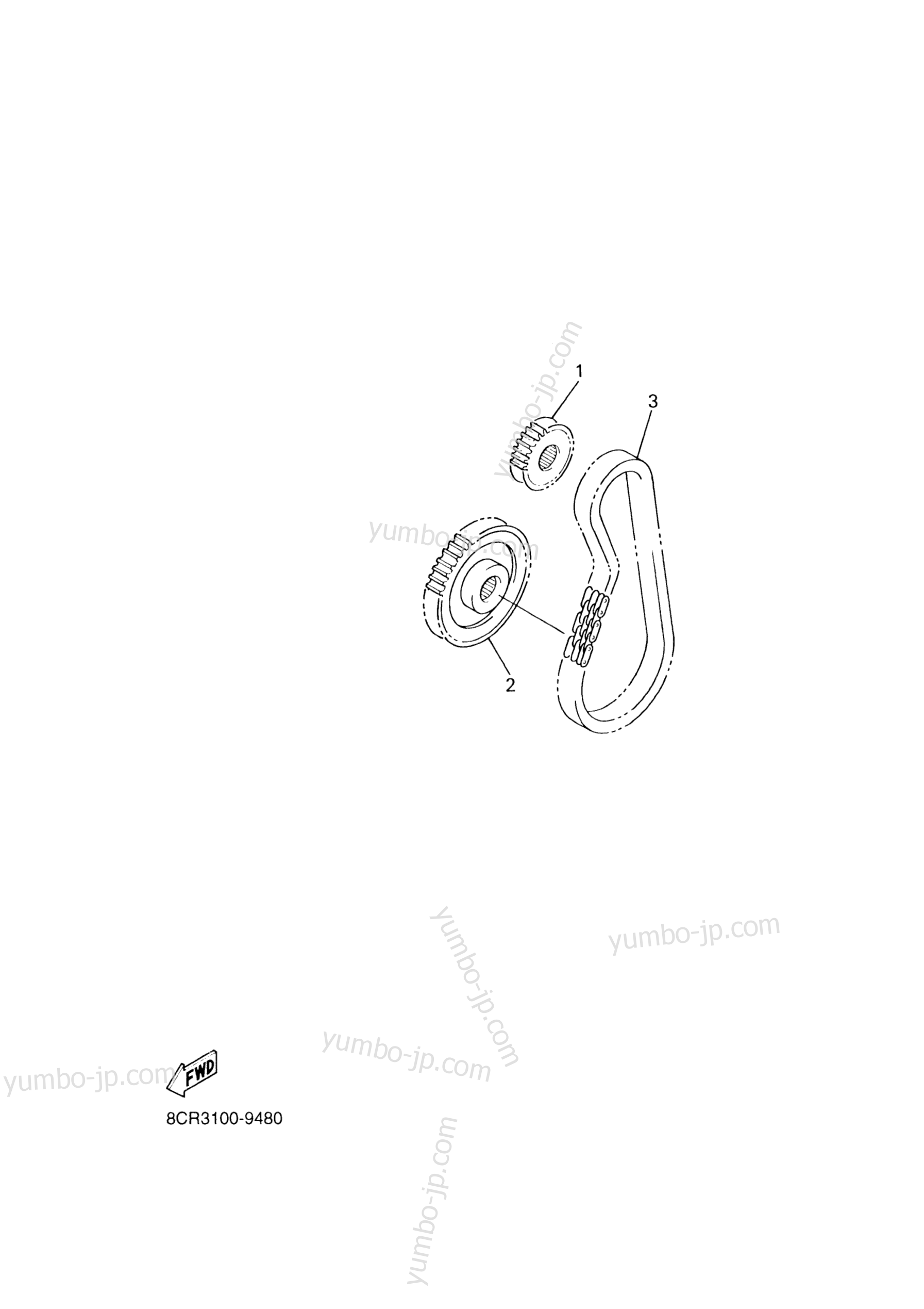 Alternate Drive Setting 2 for snowmobiles YAMAHA VENTURE LITE (PZ50VTBW) 2012 year