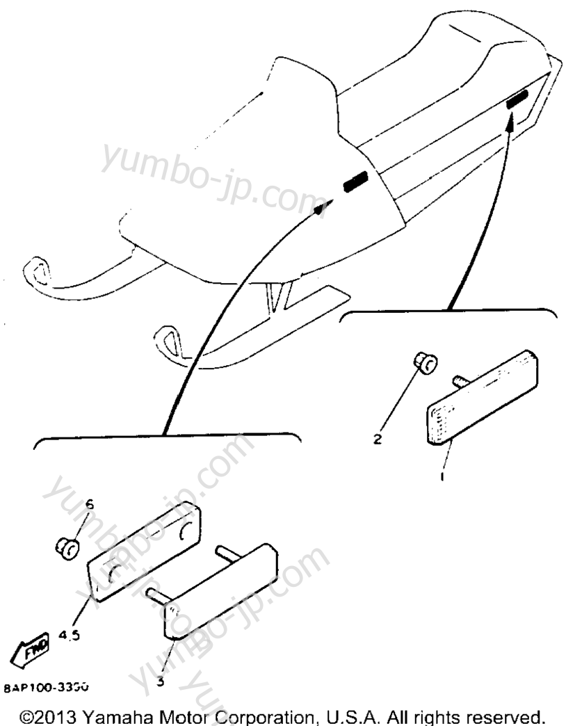 Electrical 3 для снегоходов YAMAHA VENTURE GT (VT480GTT) 1993 г.