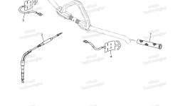 CONTROL CABLE for снегохода YAMAHA SIDEWINDER S TX 137 DX (SW10SD37HB)2017 year 