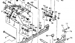 Track Suspension 2 для снегохода YAMAHA PHAZER SE (ELEC START) (PZ480SEH)1984 г. 