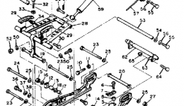 Track Suspension 2 for снегохода YAMAHA ENTICER 300 (ET300H)1984 year 
