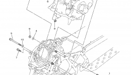 Engine Bracket для снегохода YAMAHA VENTURE LITE (PZ50VTBW)2012 г. 