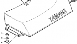 SEAT для снегохода YAMAHA BRAVO T (LONG TRACK) (BR250TN)1989 г. 