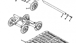 Track - Suspension Wheel for снегохода YAMAHA EW433C1973 year 