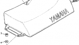 SEAT for снегохода YAMAHA BRAVO LT (LONG TRACK) (BR250TT)1993 year 