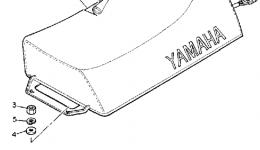 SEAT для снегохода YAMAHA BRAVO T (LONG TRACK) (BR250TM)1988 г. 