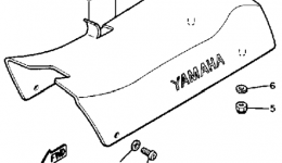 SEAT для снегохода YAMAHA SS440 (SS440J)1985 г. 