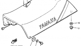 SEAT for снегохода YAMAHA ET300G1983 year 