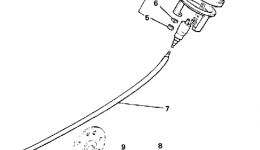 Измерительные приборы для снегохода YAMAHA BRAVO LT (LONG TRACK) (BR250TR)1991 г. 